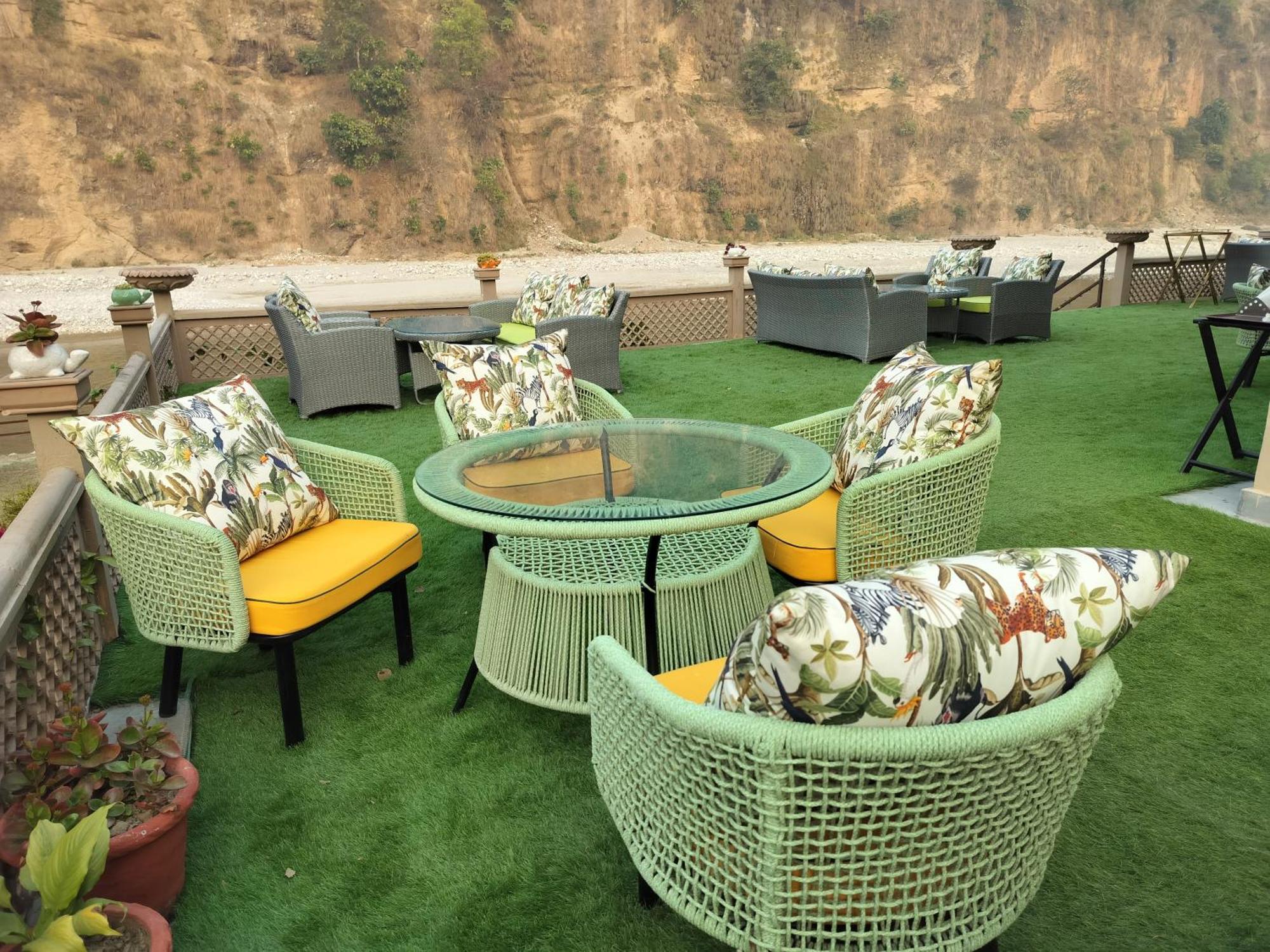Bel-La Monde Hotel "Riverside" - Jim Corbett Garjia Buitenkant foto